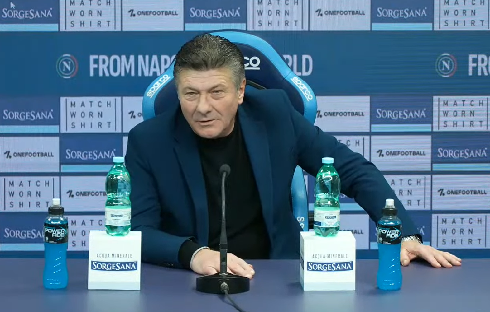 Atalanta – Napoli: conferenza Mazzarri