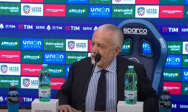 De Laurentiis, “è solo mia responsabilità”