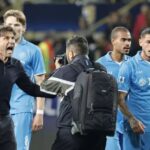 Festa al rientro del Napoli