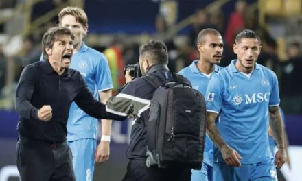 Festa al rientro del Napoli